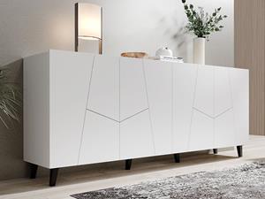 Mobistoxx Dressoir ICARDI 4 deuren wit