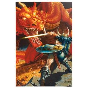 Reinders! Poster Dungeons & Dragons - classic red dragon battle