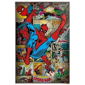 Reinders! Poster Marvel Comics - spider man retro