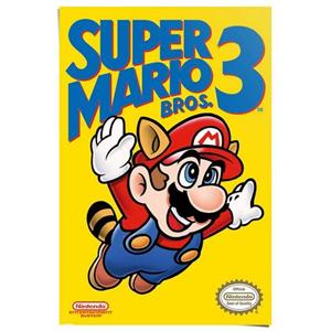 Reinders! Poster Super Mario Bros 3 - NES cover