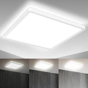 B.K.Licht Led-plafondlamp BK_DP1313 LED-Deckenlampe Panel, Dimmbar, Backlight, Memoryfunktion (1 stuk)