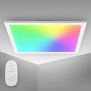 B.K.Licht Led-plafondlamp BK_DP1370 RGB LED-Panel, Farbtemperatur stufenlos einstellbar, Dimmbar (1 stuk)
