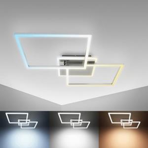 B.K.Licht Led-plafondlamp BK_FR1440 LED-Deckenlampe, Schwenkbar, CCT Farbtemperatur einstellbar (1 stuk)