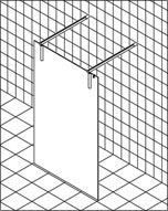 Kermi Walk-in Shower Free Xs Inloopdouche 120x200 Met Profiel Met Wandsteun Matzilver-clean Glas