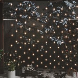 VidaXL Kerstnetverlichting 306 LED's binnen en buiten 3x3 m warmwit