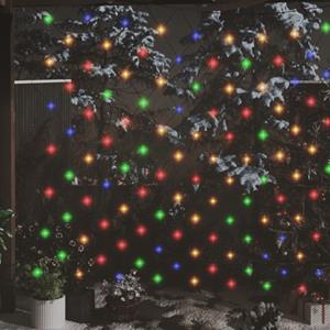 Bonnevie - Weihnachts-Lichternetz Mehrfarbig 3x3 m 306 LEDs Indoor Outdoor vidaXL87485