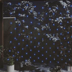 VidaXL Kerstnetverlichting 544 LED's binnen en buiten 4x4 m blauw