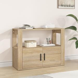 Bonnevie - Sideboard,Kommode Sonoma-Eiche 80x30x60 cm Holzwerkstoff vidaXL