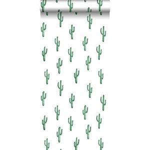 Esta Home ESTAhome behang kleine woestijn cactussen smaragdgroen - 138900 - 53 c