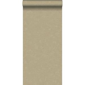 Origin - luxury wallcoverings Origin Wallcoverings behang effen kaki grijs - 345943 - 53 cm x 10,05