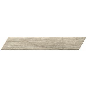 Fap Ceramiche Fapnest wand- en vloertegel - 7.5x45cm - 9mm - Rechthoek - Houtlook - Silver Chevron Mat SW07311455-4