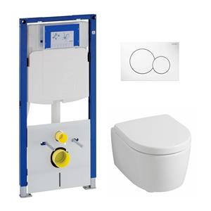 Geberit UP320 toiletset met  iCon Rimfree toilet en softclose zitting