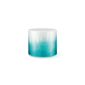 Light depot - lampenkap Dip 20 - print turquoise/wit - Outlet