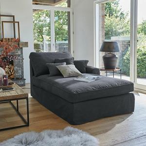 Mirabeau Sofa Chaiselongue Seaford dunkelgrau