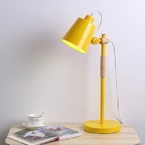 Huismerk Knop schakelaar lezing bureaulamp Home Decoratie lamp (geel)