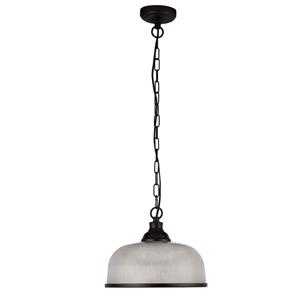 Searchlight Klassieke hanglamp Highworth zwart 1682BK