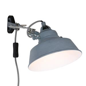 Mexlite Wandlamp Nové | 1 lichts | Grijs, Wit