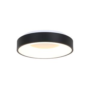Steinhauer Plafondlamp Ringlede | 1 lichts | Wit, Zwart