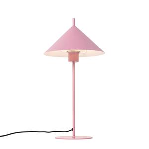 qazqa Designer-Tischlampe rosa - Triangolo - Rosa