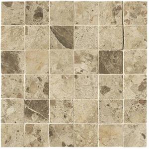 Fap Ceramiche Nativa va Sand macro mosaico zijde glans anticato 5x5 op net SW07314480-6