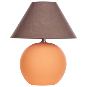 BELIANI Tafellamp keramiek oranje LIMIA