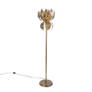 QAZQA Vintage vloerlamp goud - Botanica Simplo