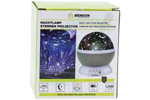 Huismerk Benson Nachtlamp Sterren Projector