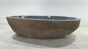 BadkamerExclusief Wastafel riviersteen RXL230618, 61x38x15 cm
