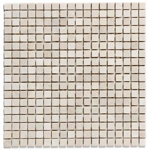 The Mosaic Factory Natural Stone vierkante mozaïek tegels 30x30 botticino anticato