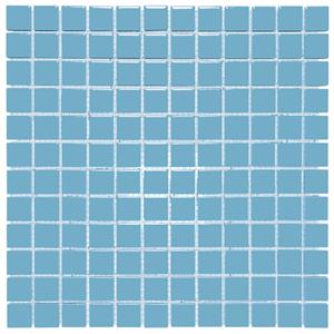 The Mosaic Factory Tegelsample:  Barcelona vierkante mozaïek tegels 30x30 blauw