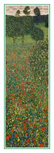 PGM Kunstdruk Gustav Klimt Poppy Field 25x70cm