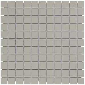 The Mosaic Factory Tegelsample:  London vierkante mozaïek tegels 30x30 grijs