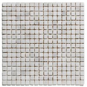 The Mosaic Factory Tegelsample:  Natural Stone vierkante mozaïek tegels 30x30 cararra anticato