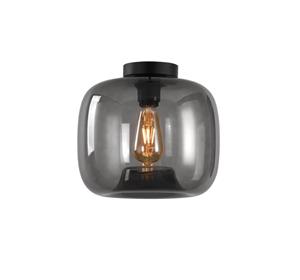 Artdelight Plafondlamp Preston grijs glas Ø 28cm PL PRESTON-28 GR