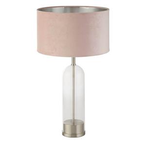 Searchlight Tafellamp Oxford met roze kap EU81713PI