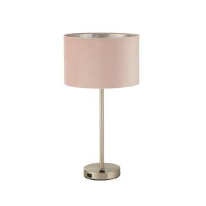 Searchlight Leuke tafellamp Finn goud met roze EU58911PI