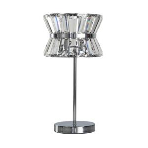 Searchlight Design tafellamp Uptown chroom EU59411-2CC