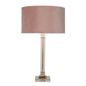 Searchlight Design tafellamp Scarborough goud met roze kap EU67521PI