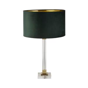 Searchlight Design tafellamp Scarborough goud met groene kap EU67522GR