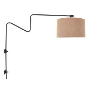 Steinhauer Wand leeslamp Linstrom met taupe linnen kap 3725ZW