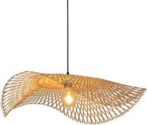 Groenovatie Bamboe Hanglamp, Handgemaakt, Naturel, â75 cm
