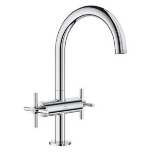 Grohe Atrio L-size wastafelmengkraan push open chroom 21144000