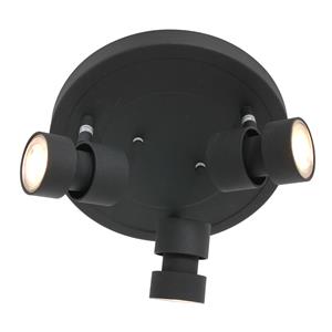 Steinhauer Plafondlamp Natasja LED | 3 lichts | Zwart