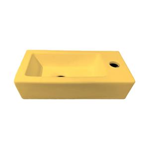 Best Design farnetta fontein rechts 37 x 18 x 9 cm mat-geel geel mat 4016820