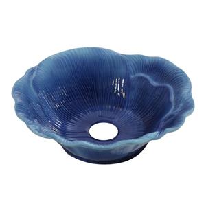 Best Design flower-blue opbouw-waskom diam: 405 mm blauw 4017010