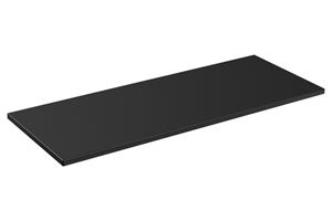 Comad Adele Black FSC wastafel toppaneel 120cm zwart mat