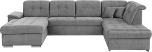 exxpo - sofa fashion Zithoek 6x hoofdsteunverstelling, optioneel met slaapfunctie en bedlades (4-delig)