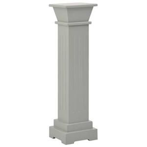 Bonnevie - Klassischer Säulen-Pflanzenständer Grau 17x17x66 cm mdf vidaXL128499