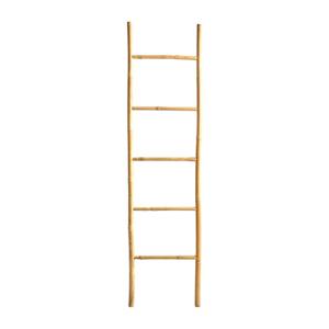 Xenos Decoratieve ladder bamboe - 45x170 cm