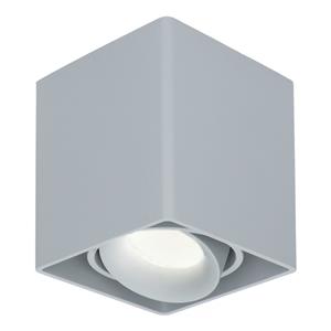 HOFTRONIC™ Dimbare LED Opbouwspot plafond Esto Grijs incl. GU10 spot 5W 4000K IP20 kantelbaar